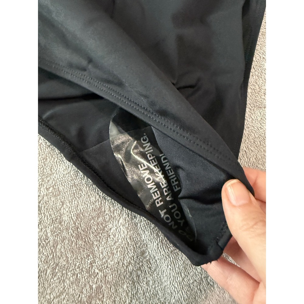 NWT TA3 Lacey Black One Piece Swimsuit Contour Size Large Short Beach Sexy - Picture 3 of 8